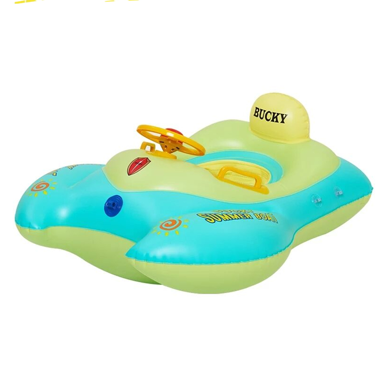 ห่วงยางเรือสอดขาสำหรับเด็ก Inflatable top quality green baby float