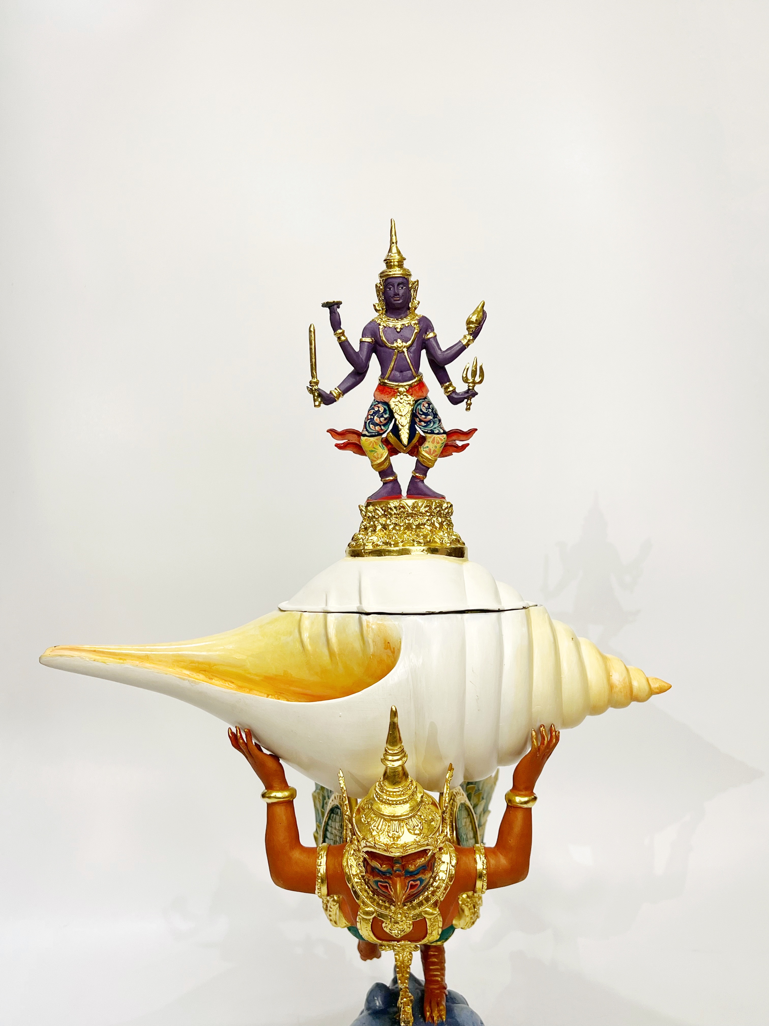 บาตรน้ำมนต์ พระนารายณ์ทรงครุฑ สูง 23 นิ้ว