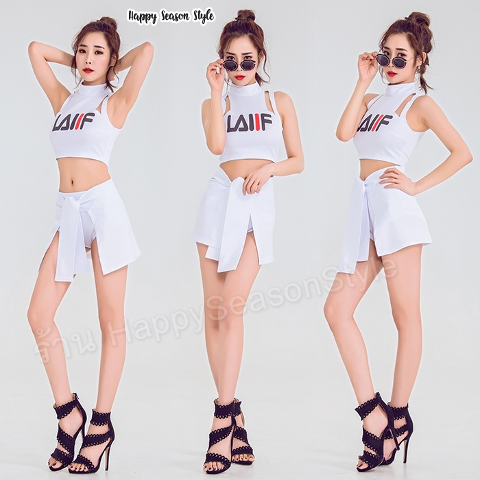 ชุดเชียร์ ชุดเชียร์กีฬา ชุดเชียร์ลีดเดอร์ ชุดพีอาร์ โลโก้ LAIIF (มี 3 สีให้เลือก)