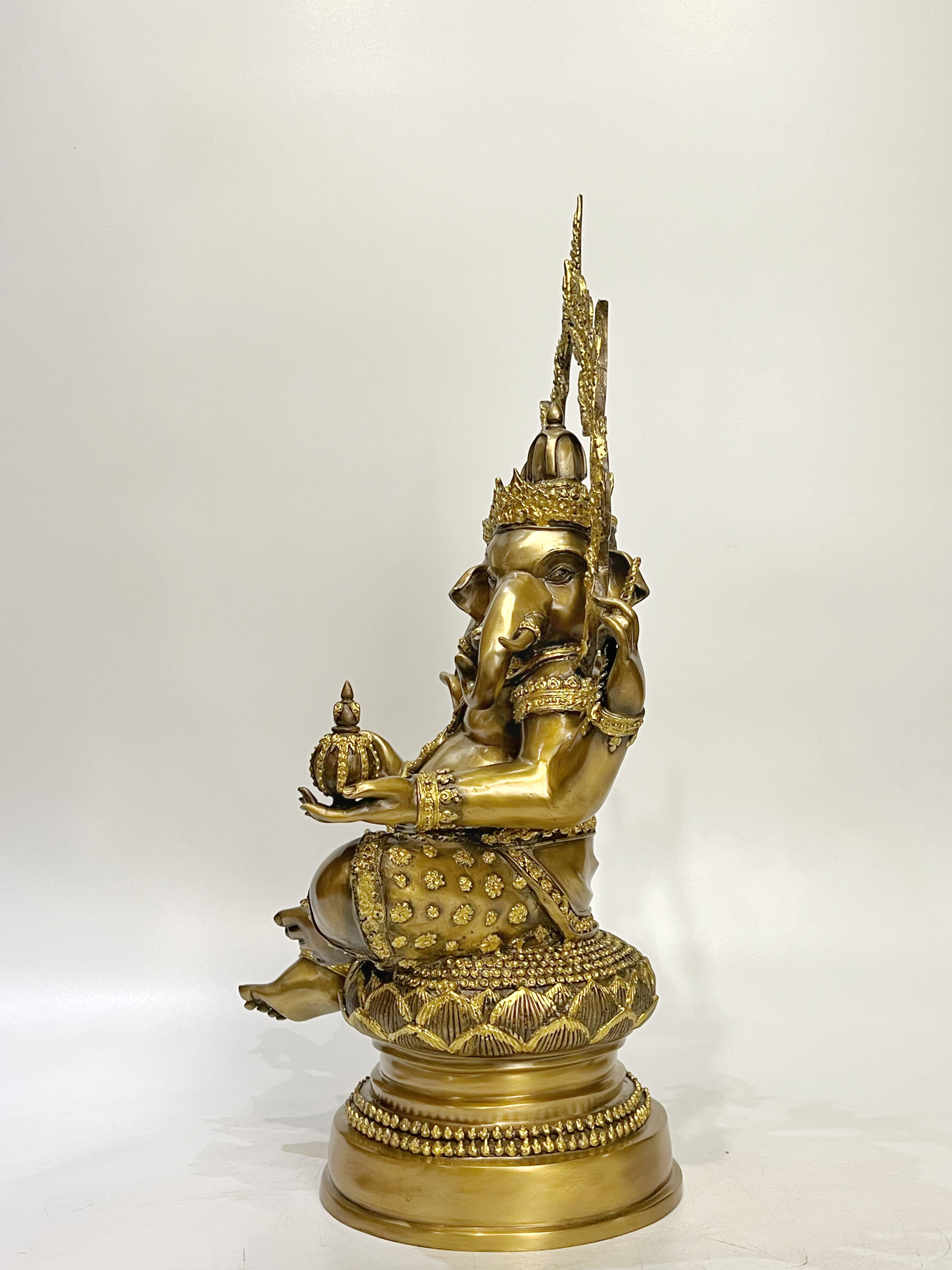 พระพิฆเนศ ปางทวิมุข หน้าตัก 9 นิ้ว