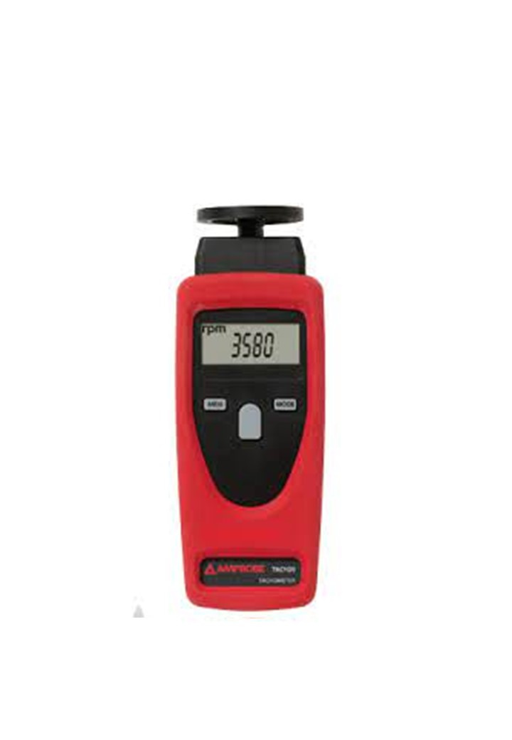AMPROBE รุ่น TACH-20 เครื่องวัดความเร็วรอบ (Tachometer) ที่วัดแบบไม่สัมผัสโดยการยิงแสงระยะ 600มิลลิเมตร/24 นิ้ว หรือด้วยการจี้เพลาได้ในตัวเดียวกัน