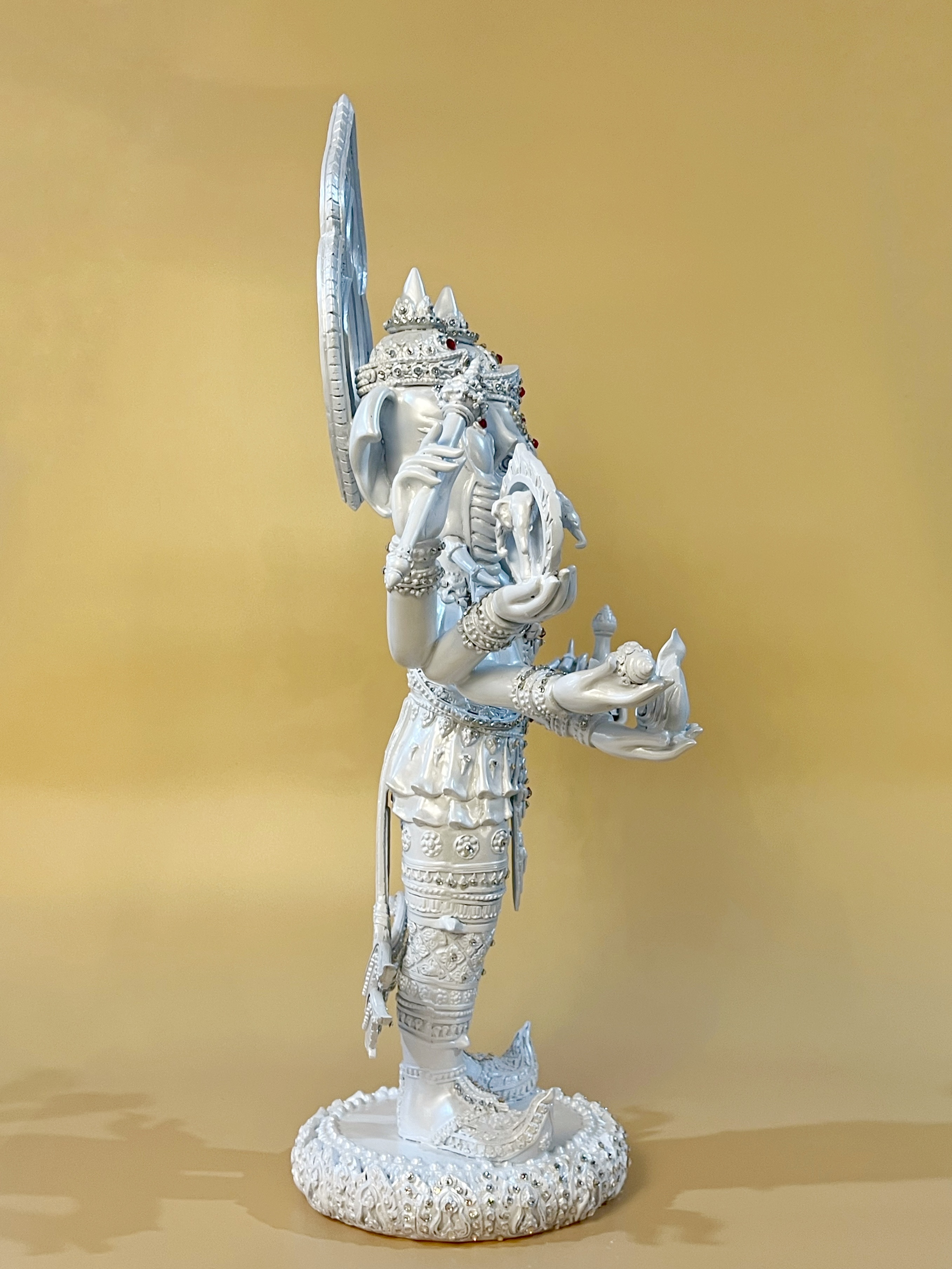 พระพิฆเนศ ปางตรีมุขคณปติ หน้าตัก 12 นิ้ว