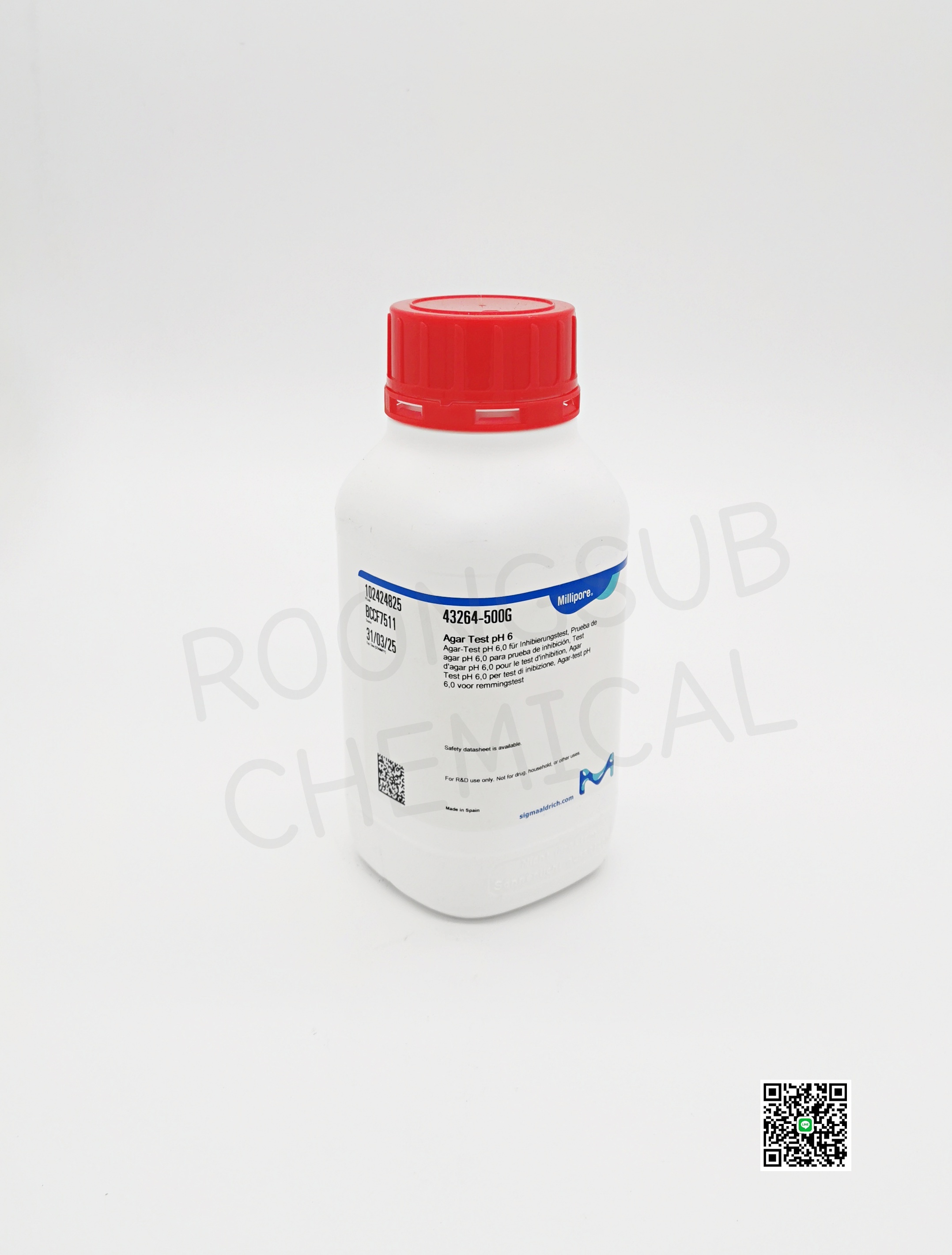 TEST AGAR PH 6.0