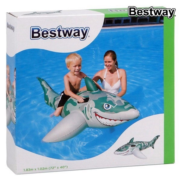 Bestway แพยางปลาฉลาม สำหรับเด็ก Inflatable Bestway Baby Shark Pool Float