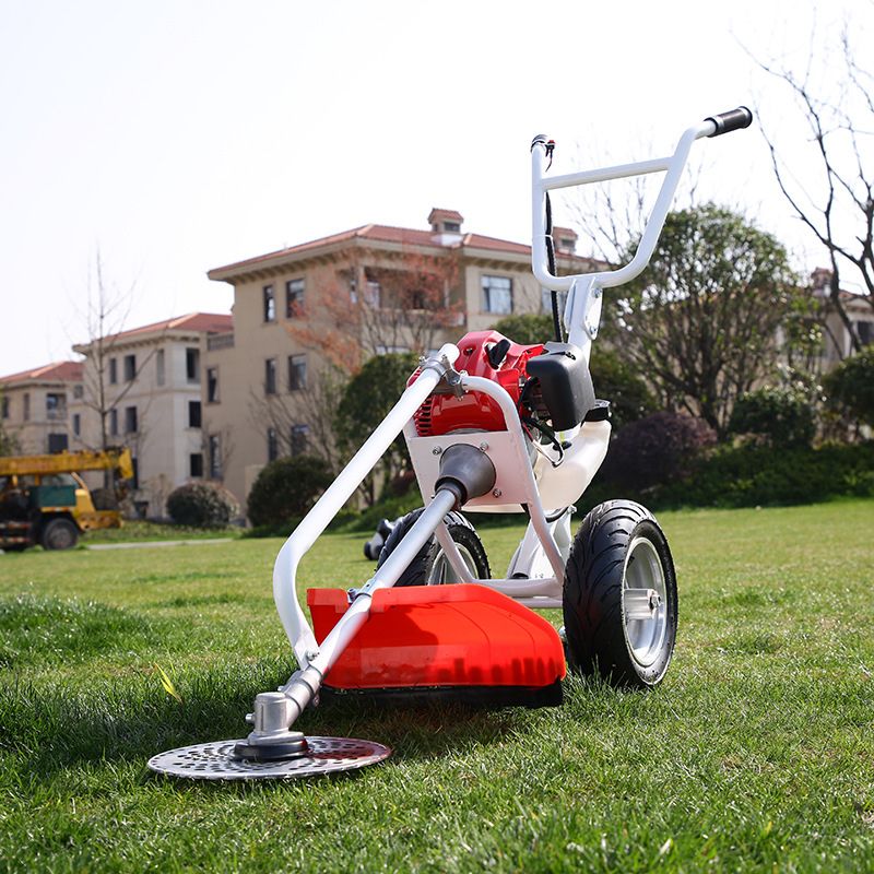 โครงเครื่องตัดหญ้ารถเข็น รุ่นโครงหนาพิเศษ แถมใบวงเดือน10นิ้วฟรี