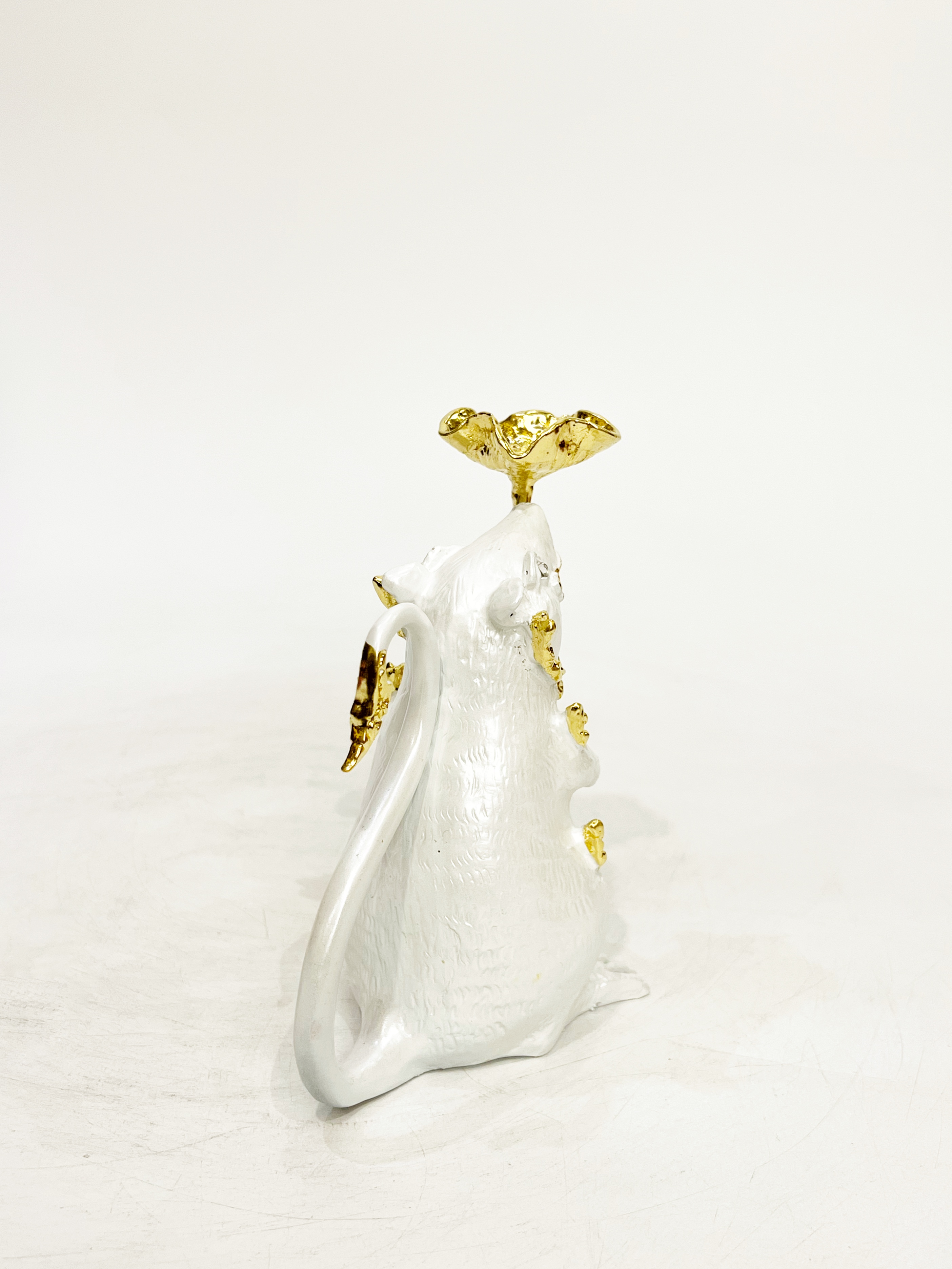 หนูมุสิกะ (ถือใบบัว วางกำยาน)