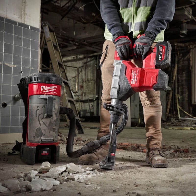 MILWAUKEE รุ่น M18 FHM 0C0 สว่านโรตารี่ไร้สาย 18 โวลท์ 8 กิโล SDS Max (เครื่องเปล่า)