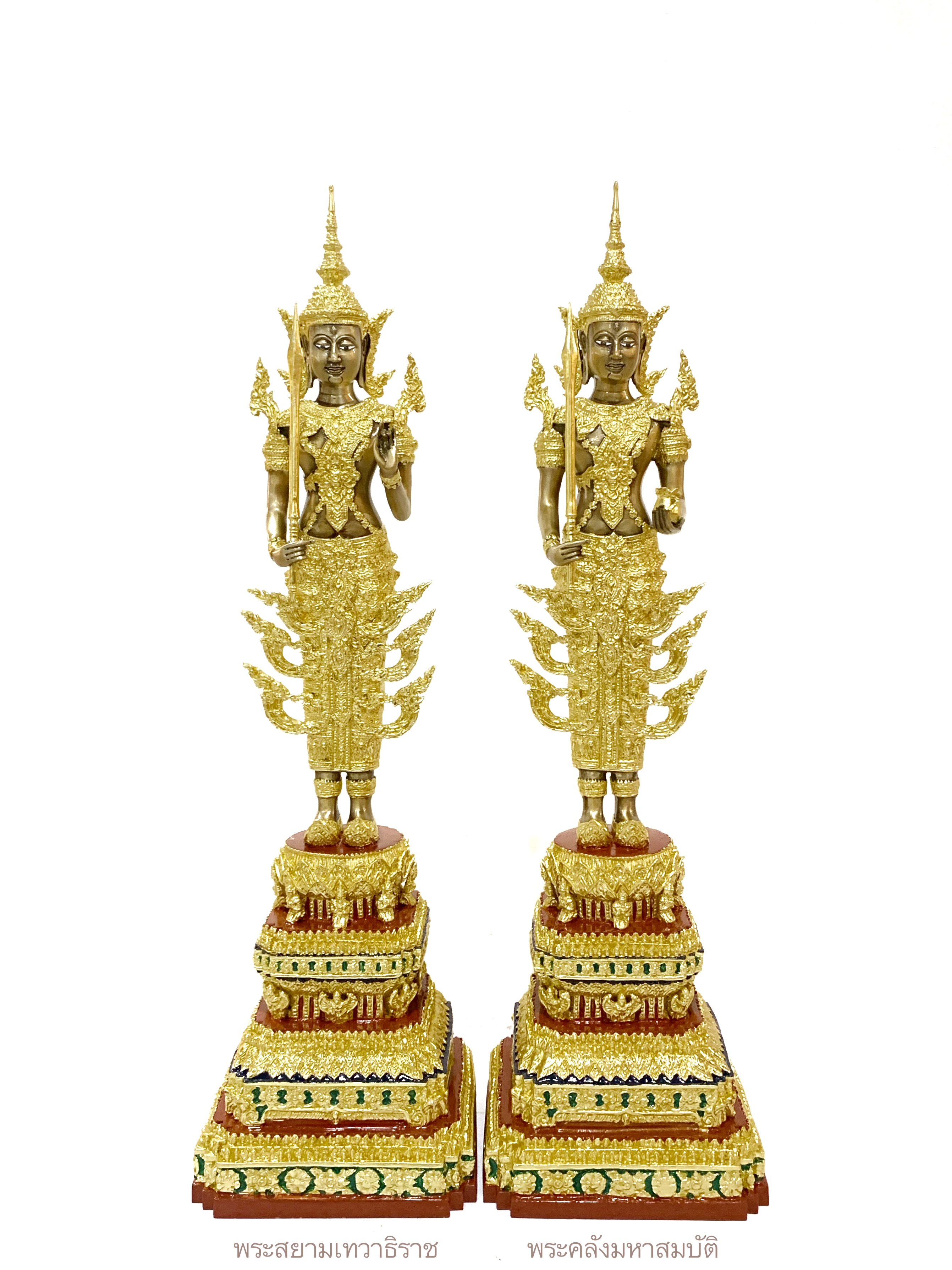 พระสยามเทวาธิราช พระคลังมหาสมบัติ ทรงเครื่องจักพรรดิ์ หน้าตัก 5 นิ้ว