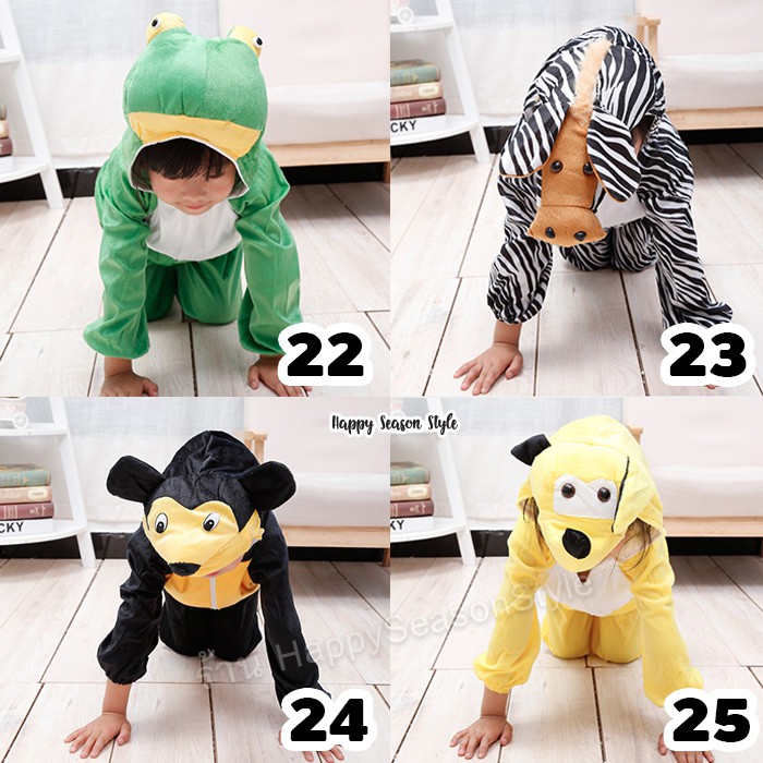 ชุดแฟนซีสัตว์ ชุดสัตว์ติดกัน ชุดเด็ก ส่วนสูง 90-170 ซม.