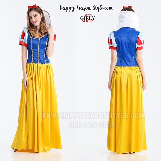 ชุดสโนว์ไวท์ Snow white เดรสยาว