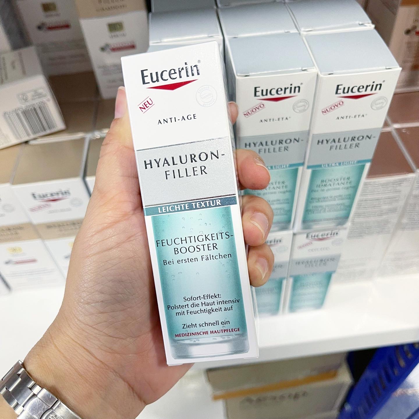 Eucerin Hyaluron-Filler First Serum Moisture Booster (With Box 30 ml.)