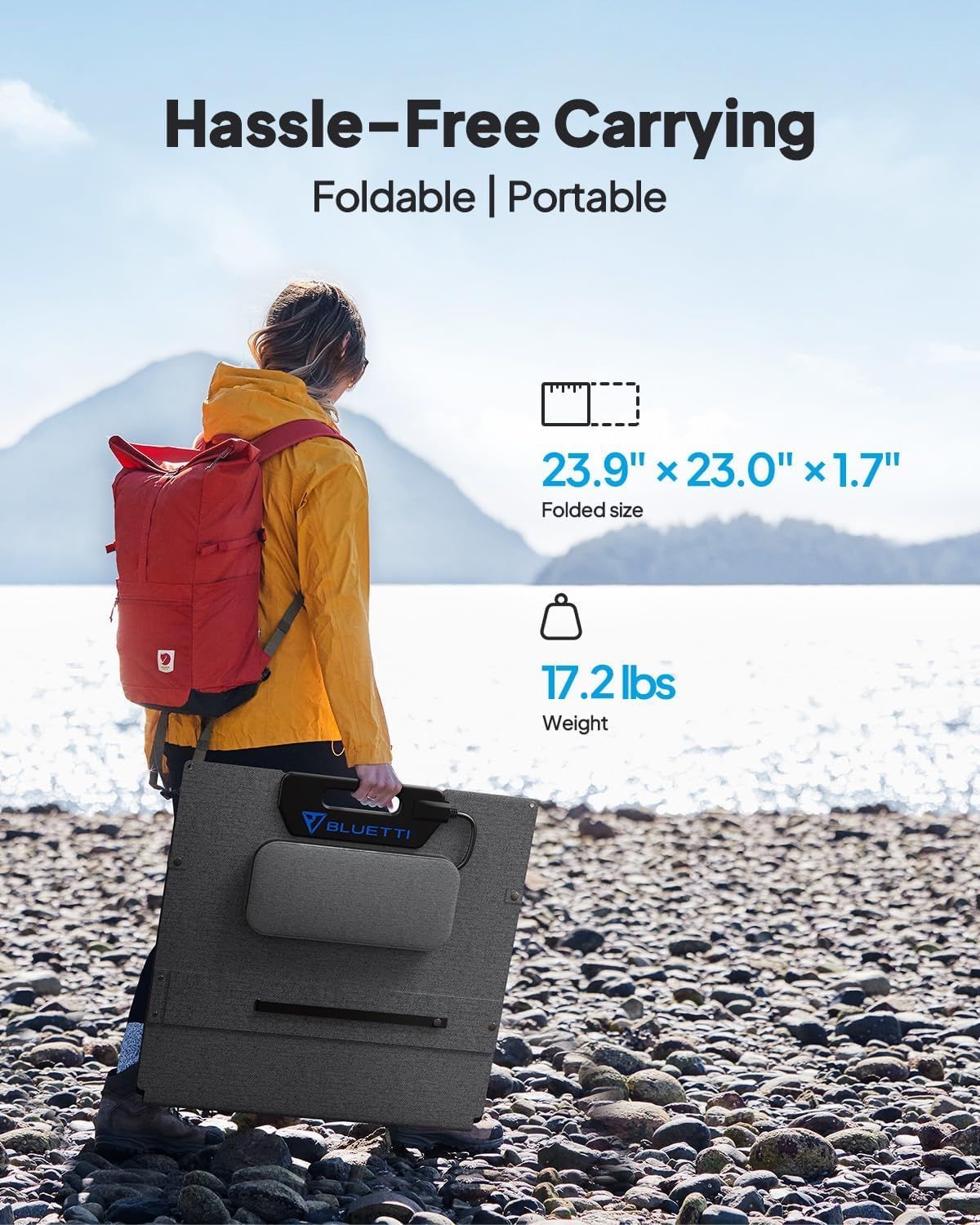 BLUETTI EB70 Portable Power Station + MP200 Solar Cell เซทแบตเตอรี่สำรองพกพา พร้อมโซลาร์เซลล์