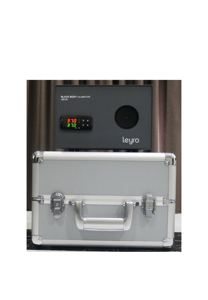 LEYRO LBB-90 เครื่องสอบเทียบเครื่องวัดไข้แบบยิงหน้าผาก พร้อมกล่องอลูมิเนียมกันกระแทก