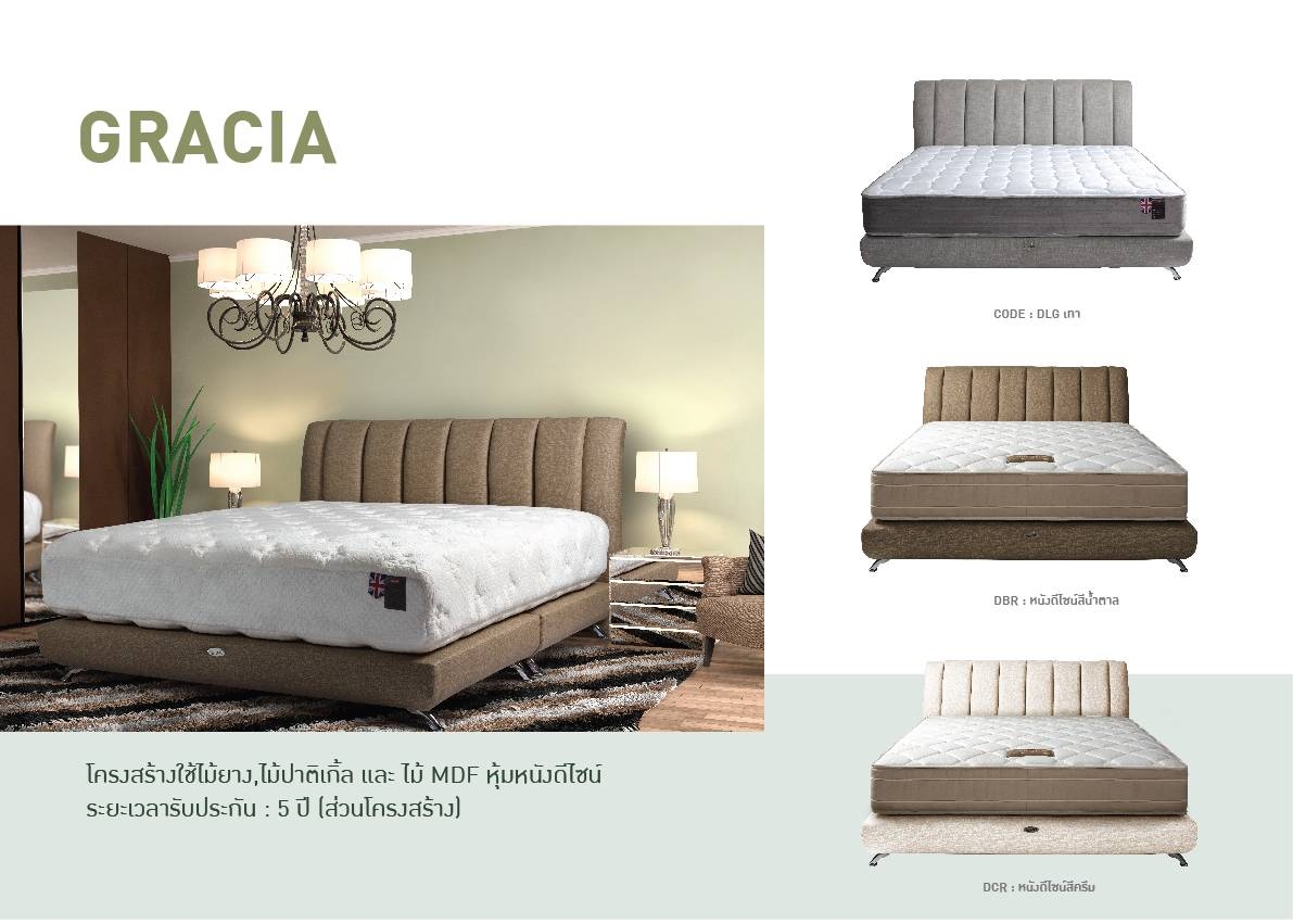 เตียงนอน Slumberland รุ่น Gracia 3.5 ฟุต
