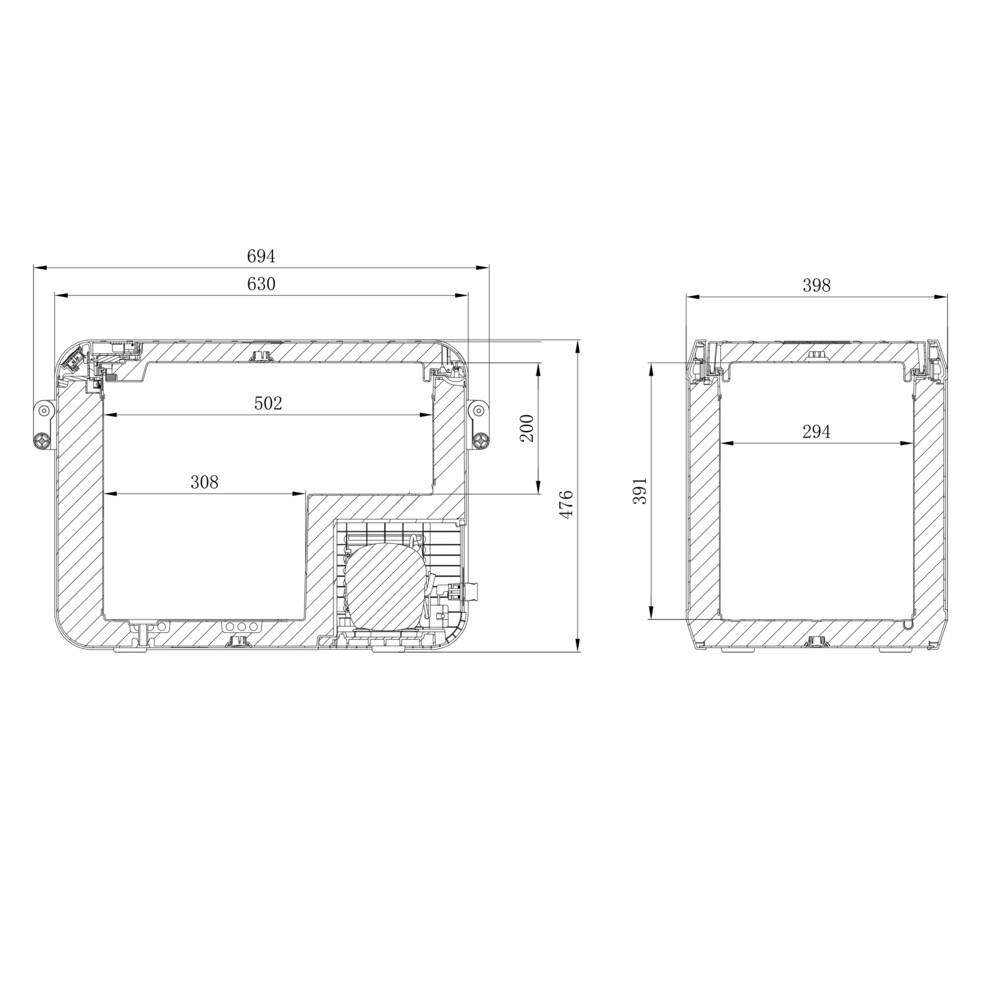 ตู้เย็นแช่แข็งพกพา Dometic CFX3 45 L