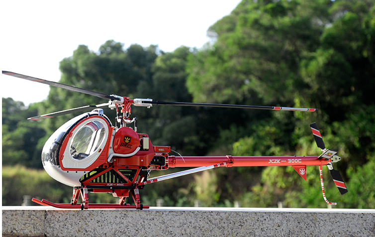 Schweizer 300C Kit & Motor JCZK RCM-BL470 1350KV