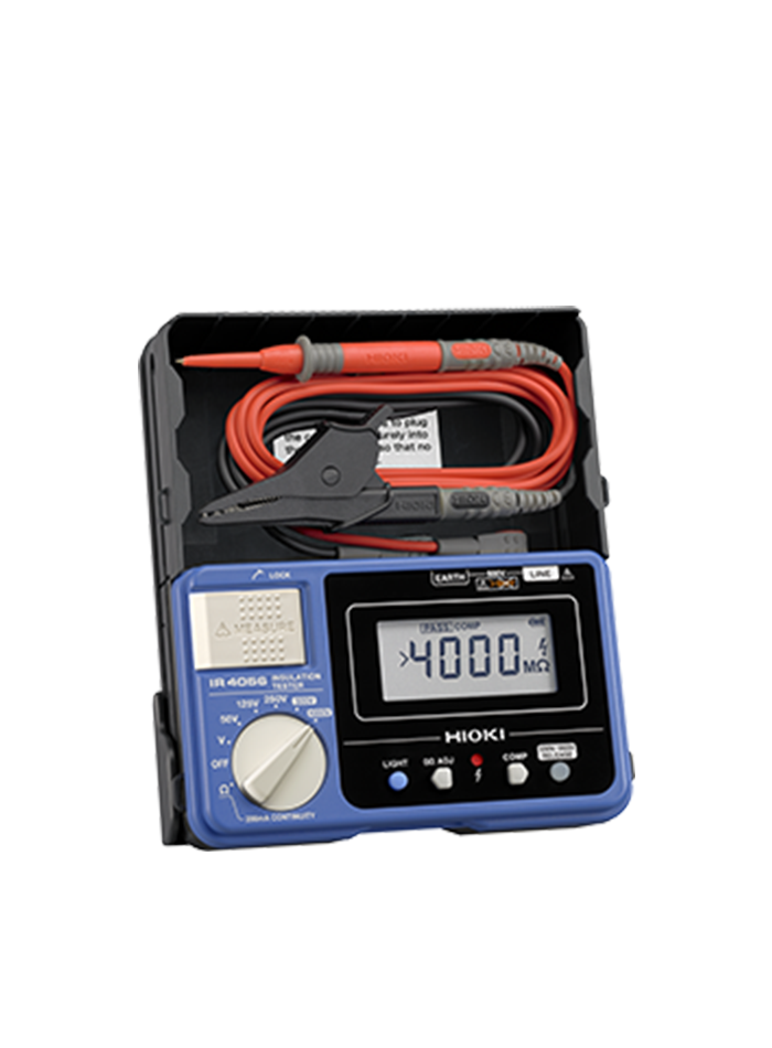 HIOKI IR4056-21 เครื่องทดสอบความต้านทานฉนวนทางไฟฟ้าแรงดันทดสอบ 1000V (Digital Insulation Testers, 5-range)