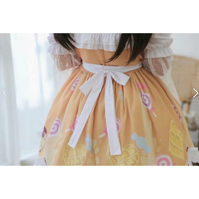 ชุดเมด ชุดแม่บ้าน ชุดเมดลายขนม ชุดเมดเกมส์ identity ชุดเมดนักปรุงน้ำหอม