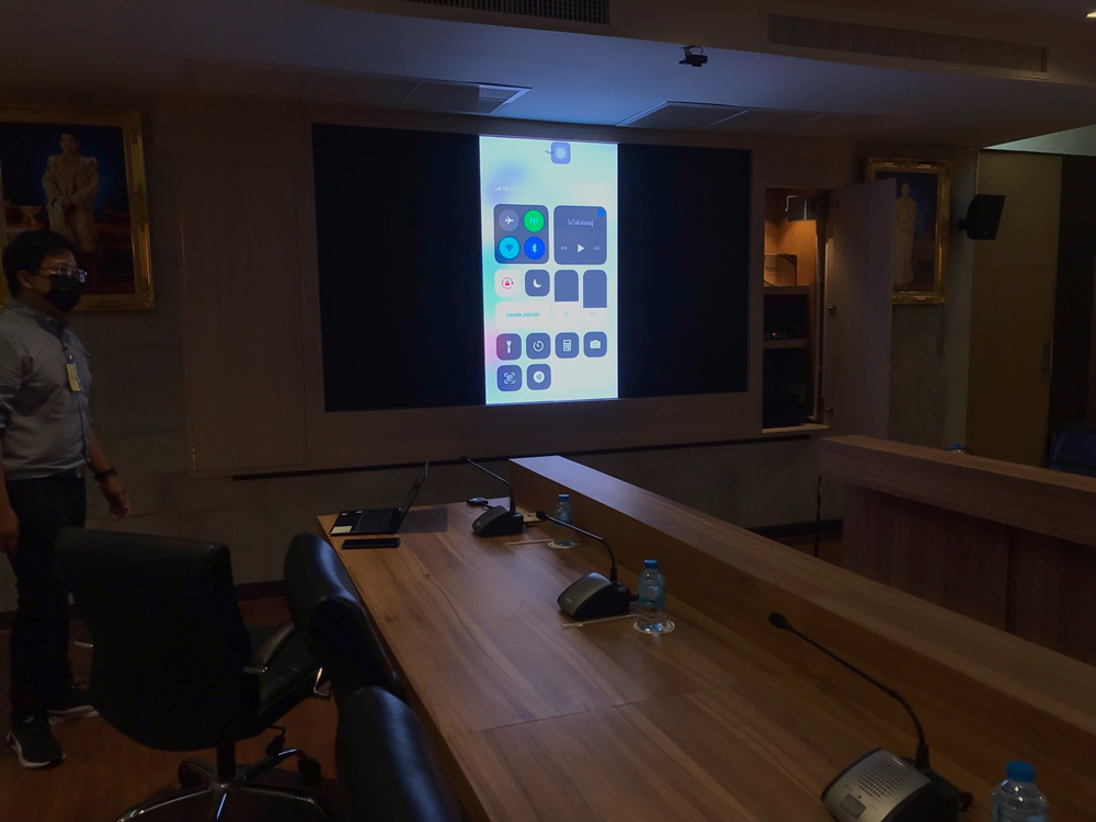 ปรับปรุงระบบเสียง ร่วมกับระบบภาพจอ LED ห้องประชุมสำนักงานผู้บัญชาการ กองบัญชาการตำรวจปราบปรามยาเสพติด