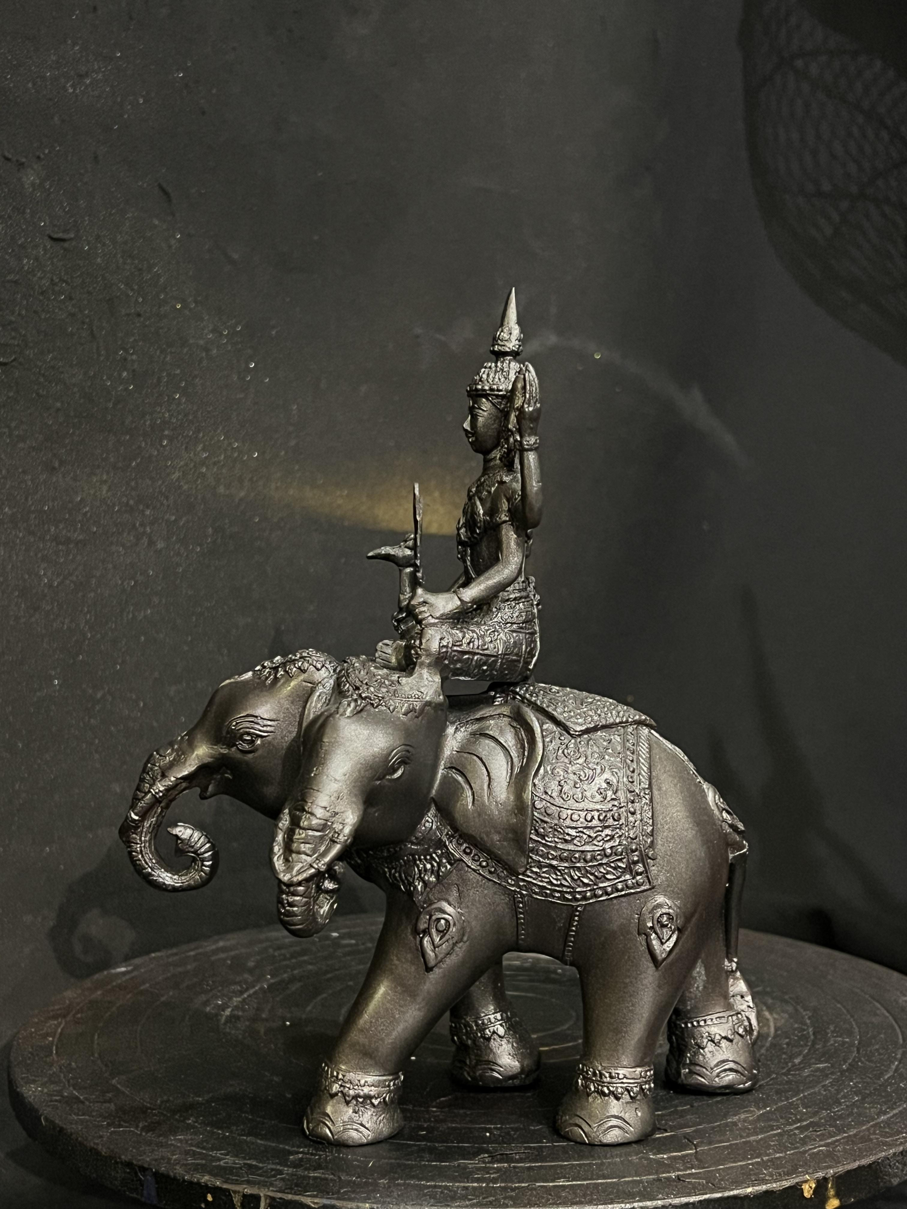 พระอินทร์ทรงช้างเอราวัณ สูง 9 นิ้ว