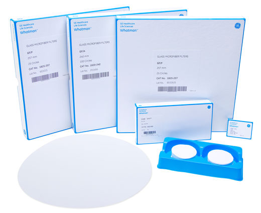 กระดาษกรอง GF/B (GLASS MICROFIBER FILTER GF/B) WHATMAN