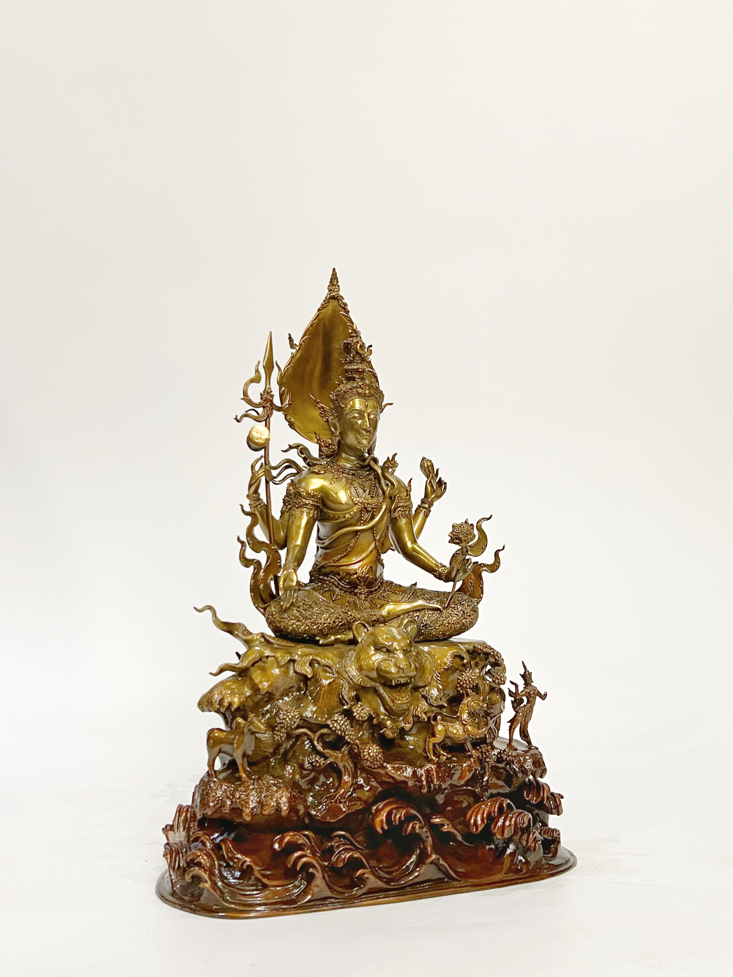 พระอิศวรมหาไกรลาสบรรพต ขนาดสูง 12 นิ้ว