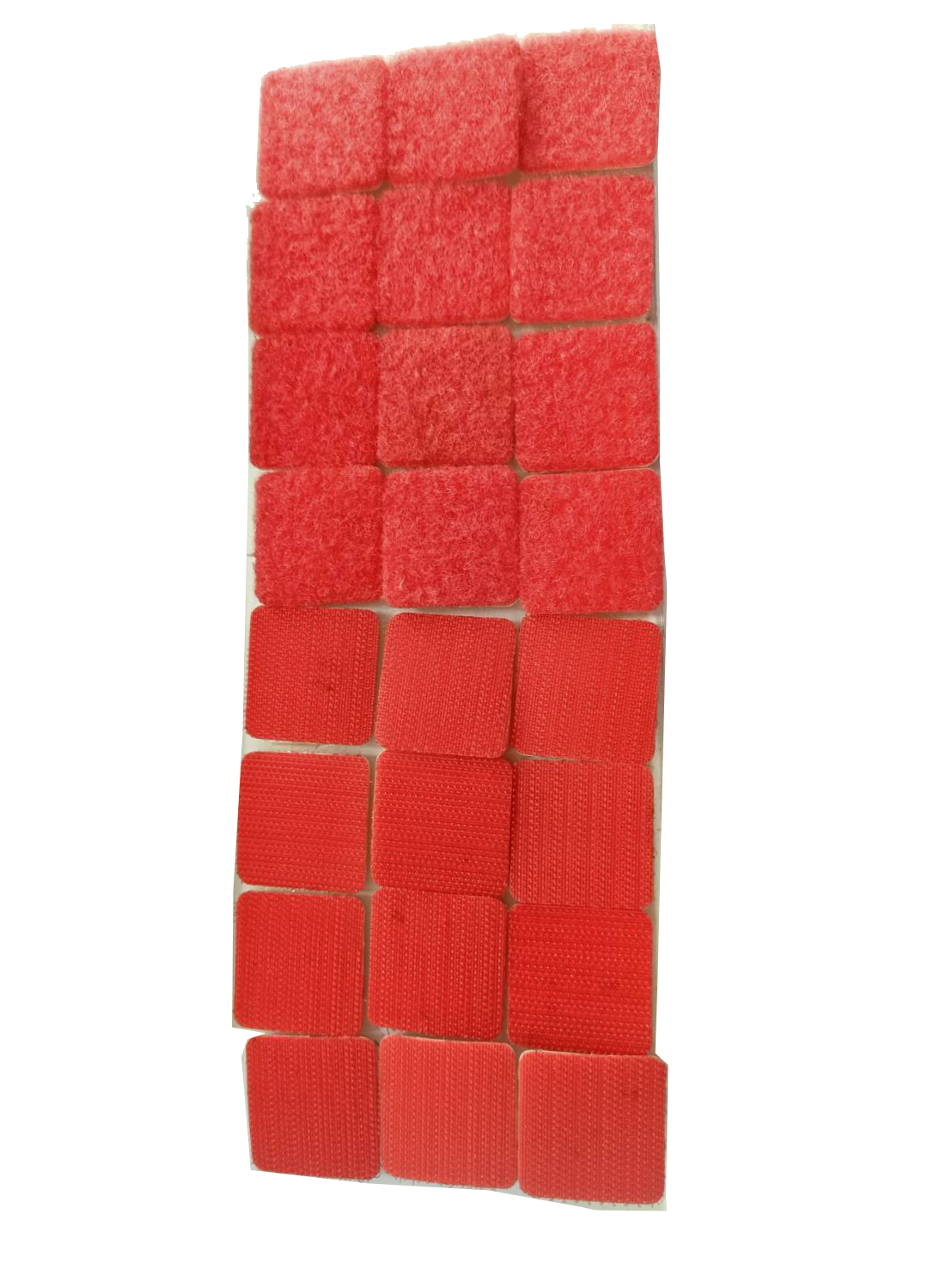 เทปตีนตุ๊กแก สี่เหลี่ยม กว้าง 3 ซม.ยาว 3 ซม. ชนิดมีกาวในตัว บรรจุ 24 ชิ้น (x12 คู่)