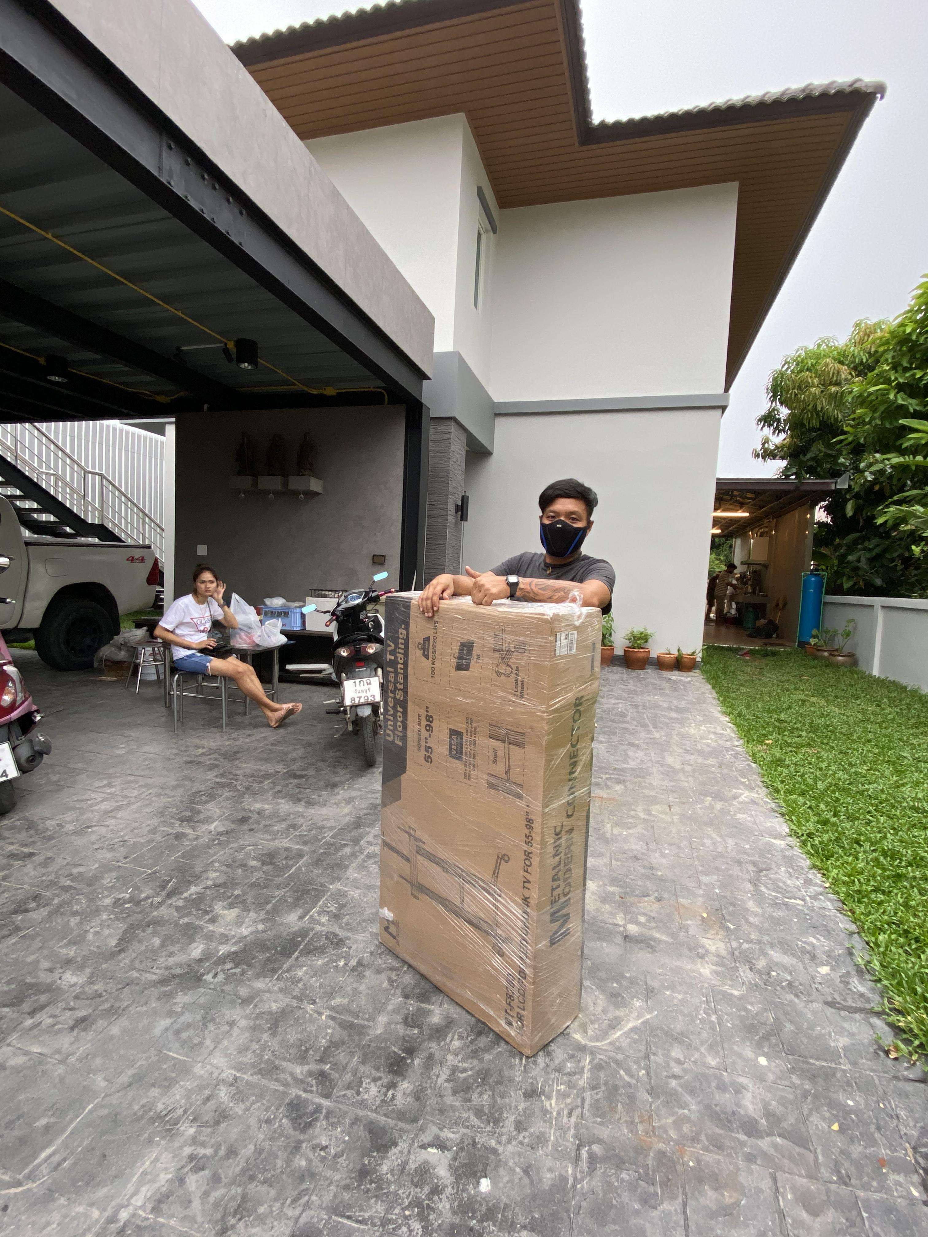 JMTVSTAND MT-F8200 ขาตั้งพื้นทีวีมีล้อเลื่อน(TV Stand) วัสดุ Aluminium อลูมิเนียม แบบล้อเลื่อนปรับสูง/ต่ำได้ 55"-98" นิ้ว{รับประกันสินค้า 3 ปี}0964746498