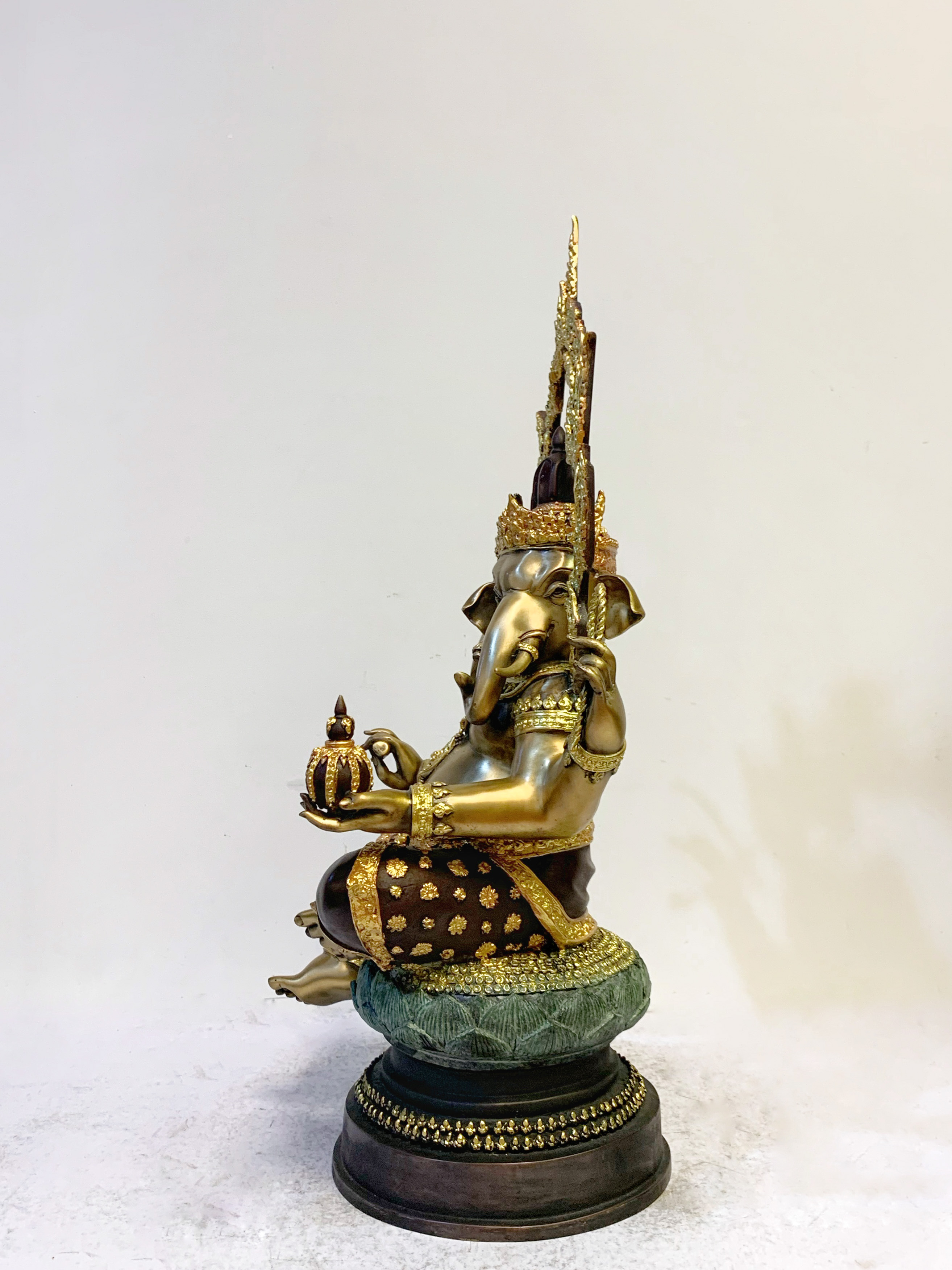 พระพิฆเนศ ปางทวิมุข หน้าตัก 9 นิ้ว