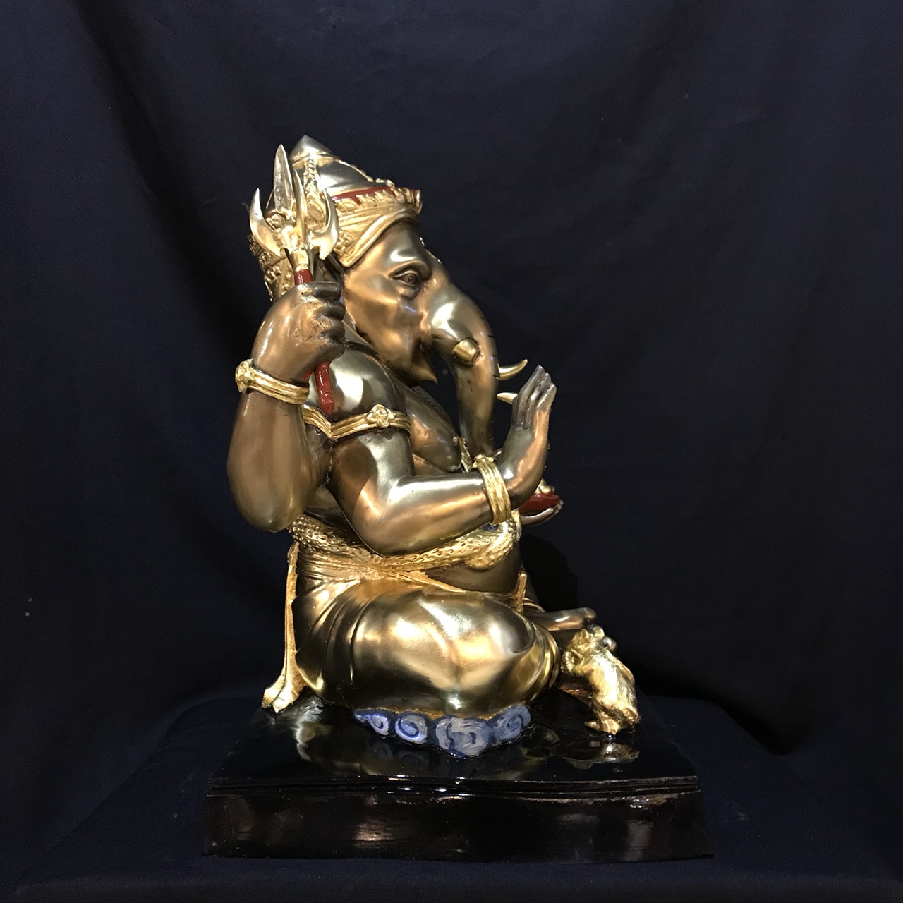 พระพิฆเนศ ปางเอกทันตะ หน้าตัก 16 นิ้ว (ฐานเหลี่ยม)