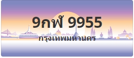 ป้ายประมูล 9กฬ 9955