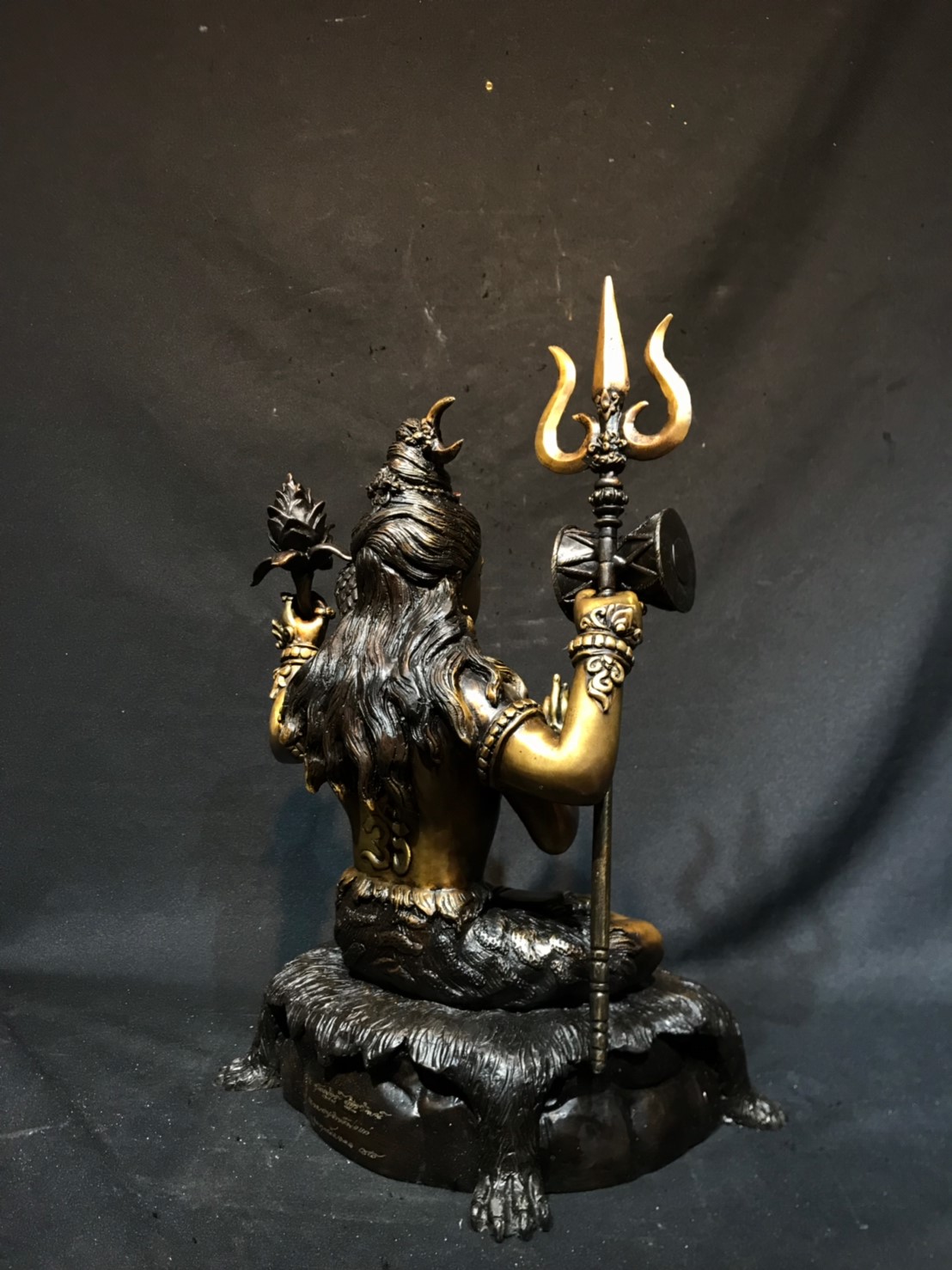 พระศิวะมหาเทพ นั่งเสือ หน้าตัก 9 นิ้ว