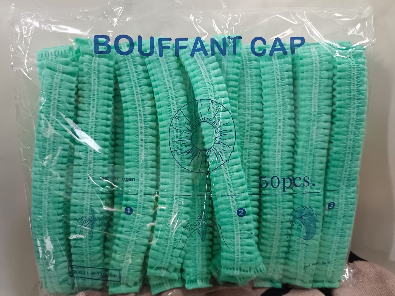 หมวกตัวนอน หมวกตัวหนอน หมวกคลุมผม หมวกอนามัย หมวกคลุมผมแบบผ้า หมวกทางการแพทย์ หมวกคลุมผมใยสังเคราะห์