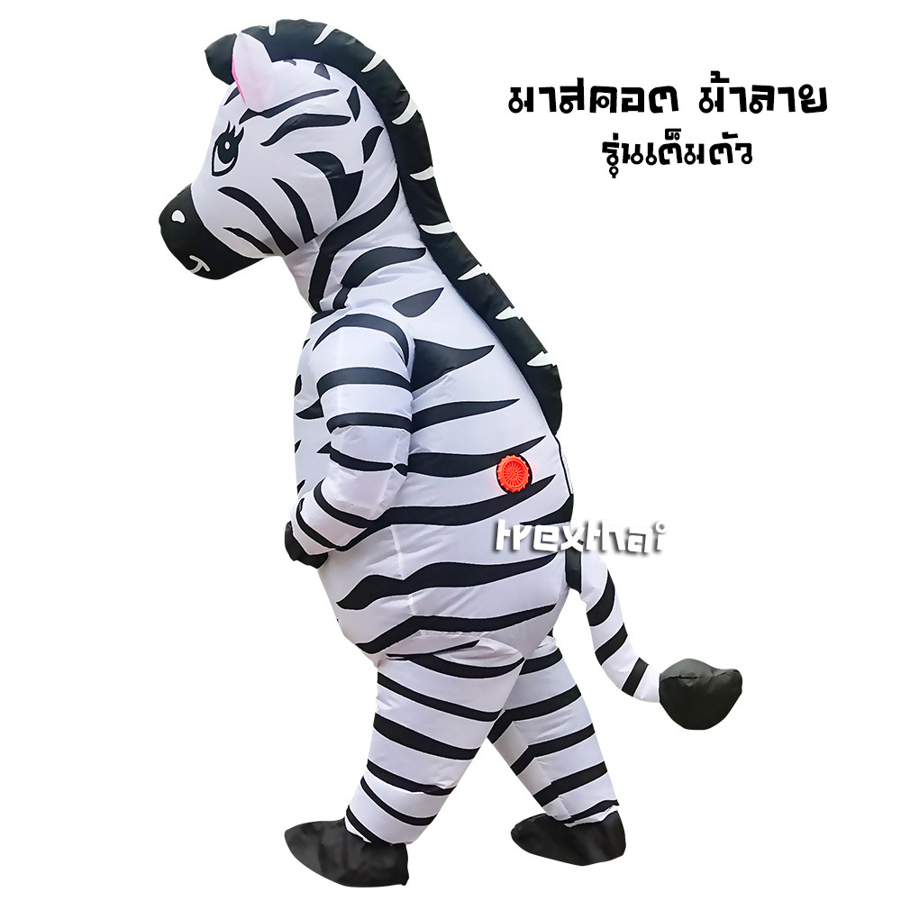 ชุดมาสคอตม้าลายผู้ใหญ่