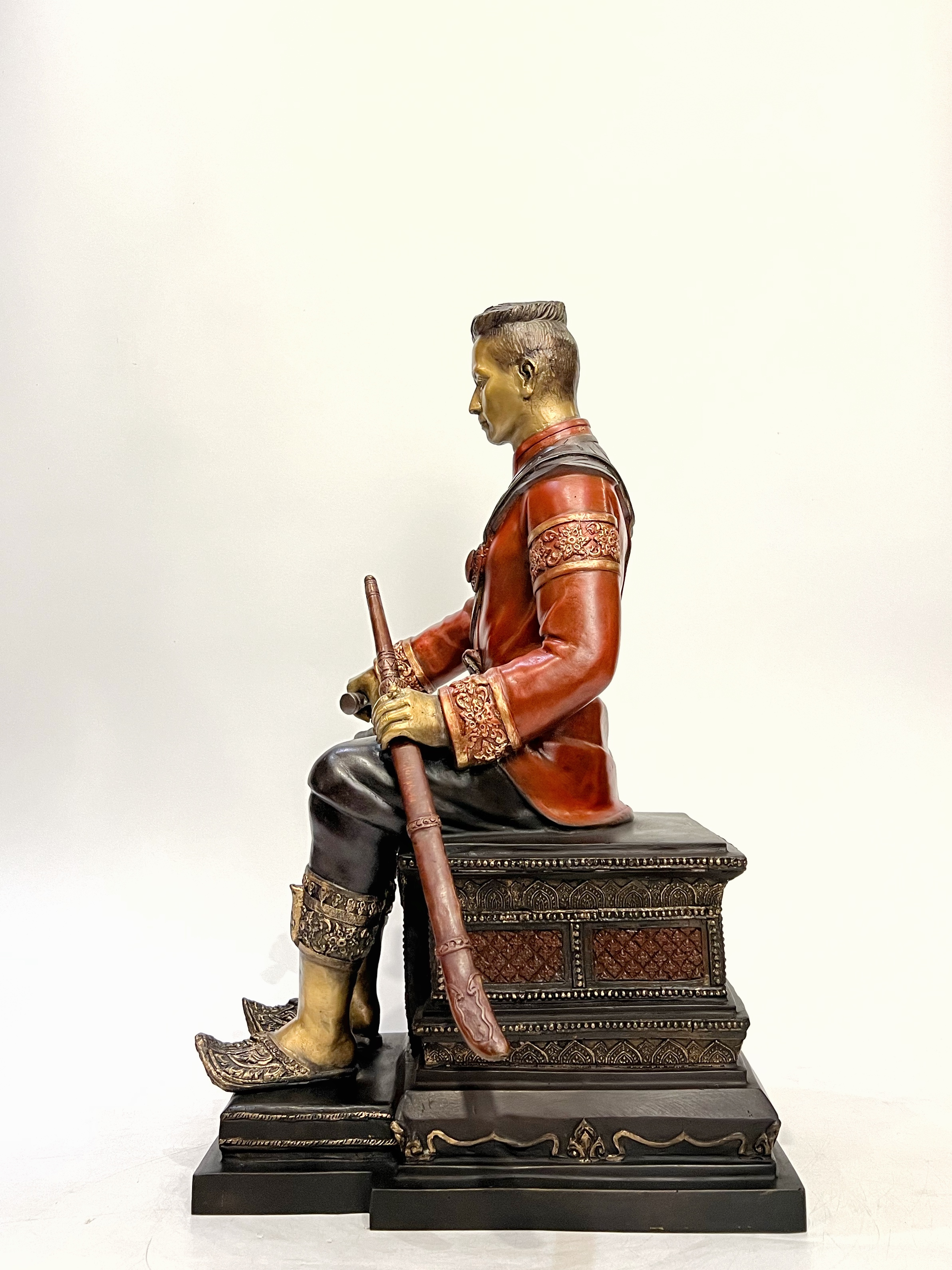 พระนเรศวรมหาราช นั่งบัลลังก์ หลั่งทักษิโณทก หน้าตัก 9 นิ้ว