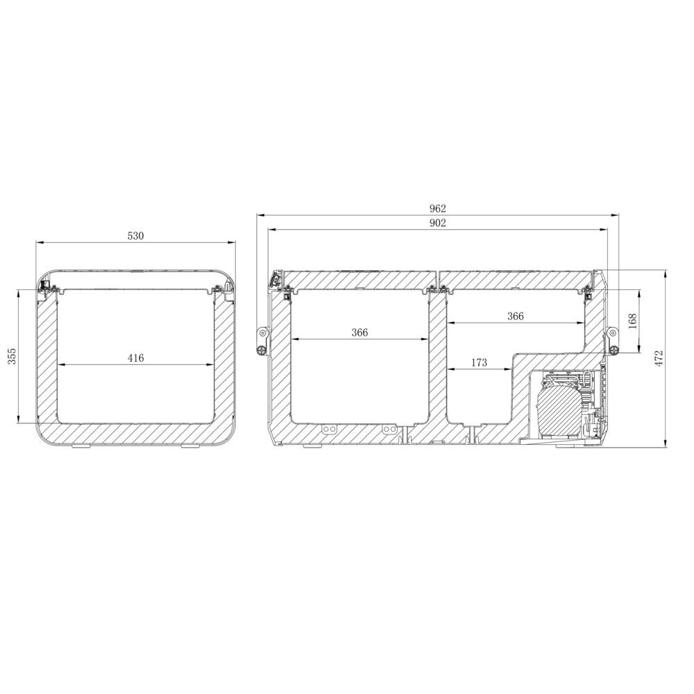 ตู้เย็นแช่แข็งพกพา Dometic CFX3 95DZ