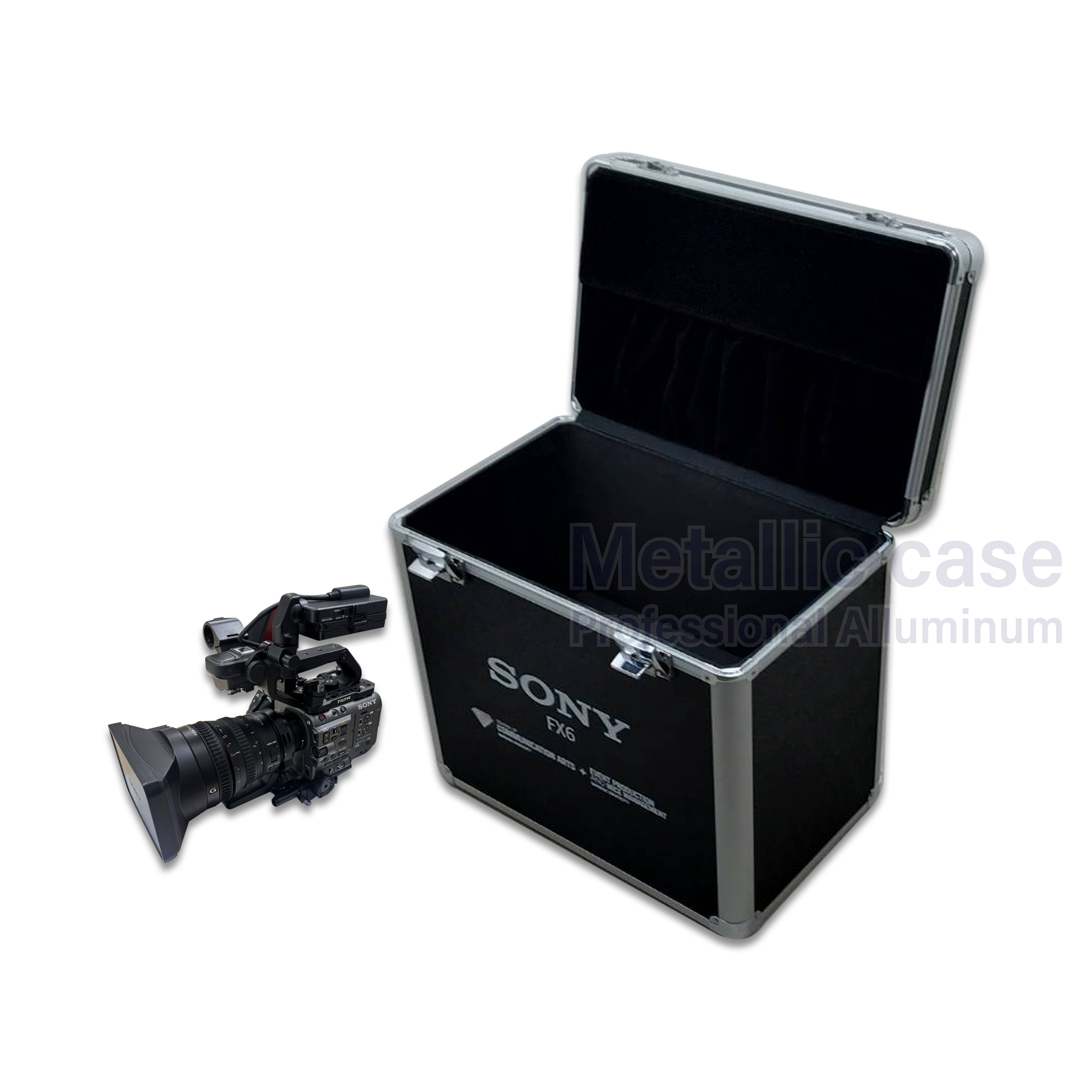 metalliccase9759-05-6807 / Sony FX6 + Lens FE4PZ 28-135G(42.5x26.5x39.6 T6C1H8K6P3)