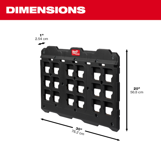 MILWAUKEE 48-22-8487 แผ่นแขวนอุปกรณ์ PACKOUT ขนาดใหญ่
