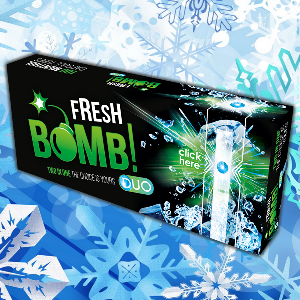Freshbomb เม็ดบีบเย็น 100 มวน ( 1 กล่อง )