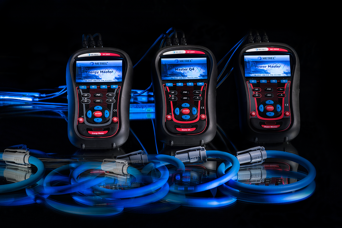 METREL รุ่น MI 2892 EU เครื่องวิเคราะห์การใช้พลังงานไฟฟ้า 3 เฟส พร้อม FlexCurrent Clamp A1227
