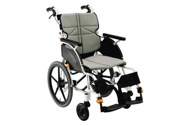รถเข็นแบรนด์ญี่ปุ่น Matsunaga Wheelchair (車いす) รุ่น NEXT-21B ดีไซน์สวย พนักพิงปรับระดับได้ พกพาสะดวก ฟังก์ชั่นพื้นฐาน