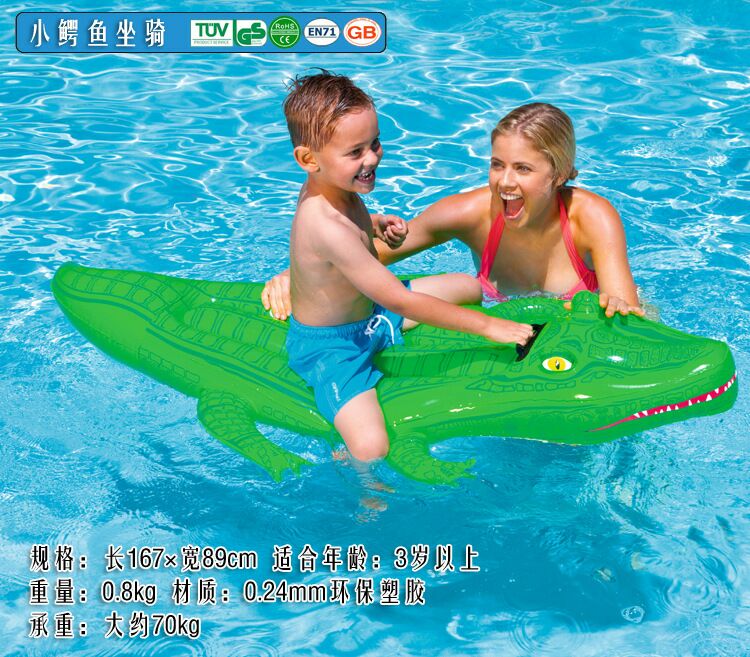 Bestway แพยางจระเข้ สีเขียวเข้ม สำหรับเด็ก Inflatable Bestway Crocodile Pool Float