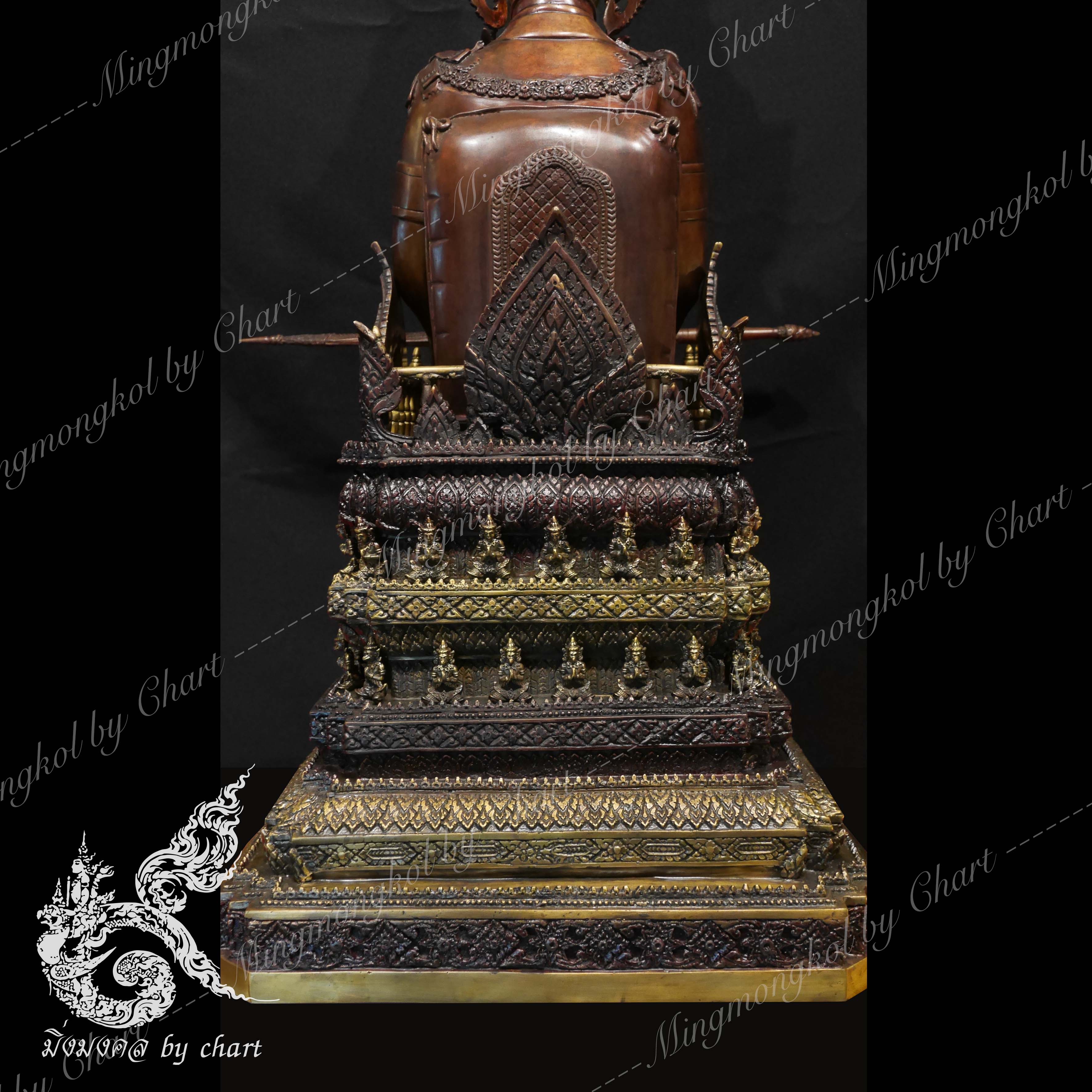 รัชกาลที่ 9 นั่งบัลลังก์ หน้าตัก 16 นิ้ว