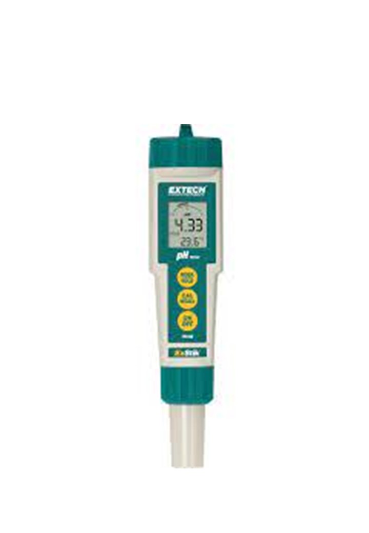 EXTECH รุ่น PH100 เครื่องวัดค่า pH ของน้ำ Flat surface electrode design