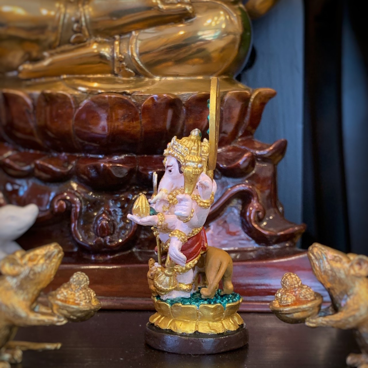 พระพิฆเณศวร์ ปาง 51 ตา สูง 3.5"