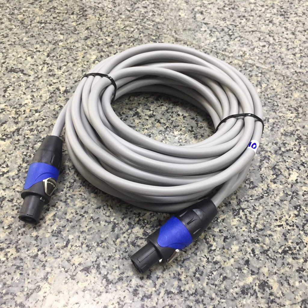 สายลำโพง AMPHENOL 16AWG+SP-4-F หัวท้าย10เมตร
