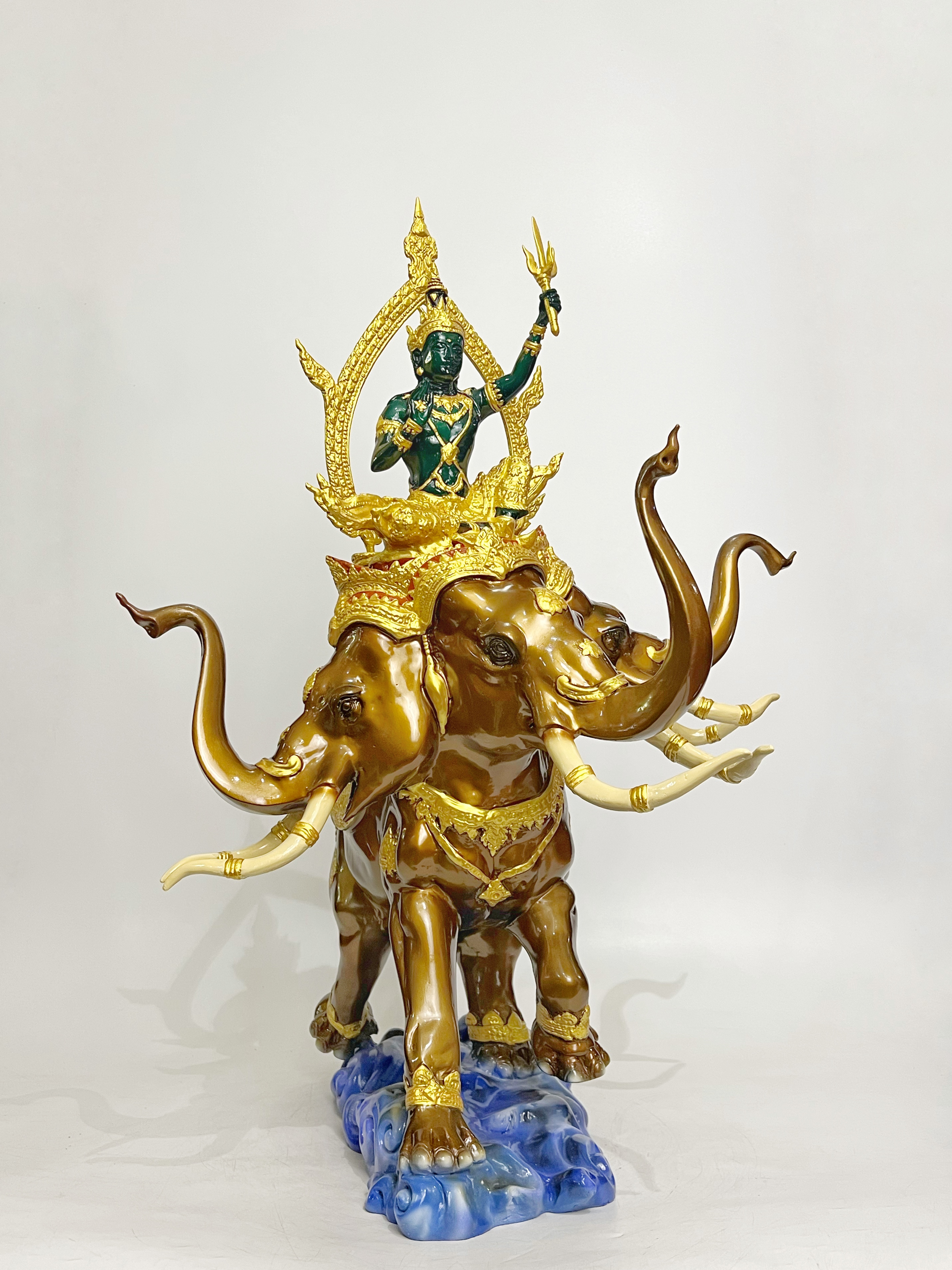 พระอินทร์ทรงช้างเอราวัณ สูง 27 นิ้ว