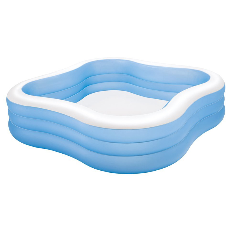 INTEX สระน้ำเป่าลม ขนาดใหญ่ Inflatable Blue Giant Pool (สีฟ้า-ขาว)