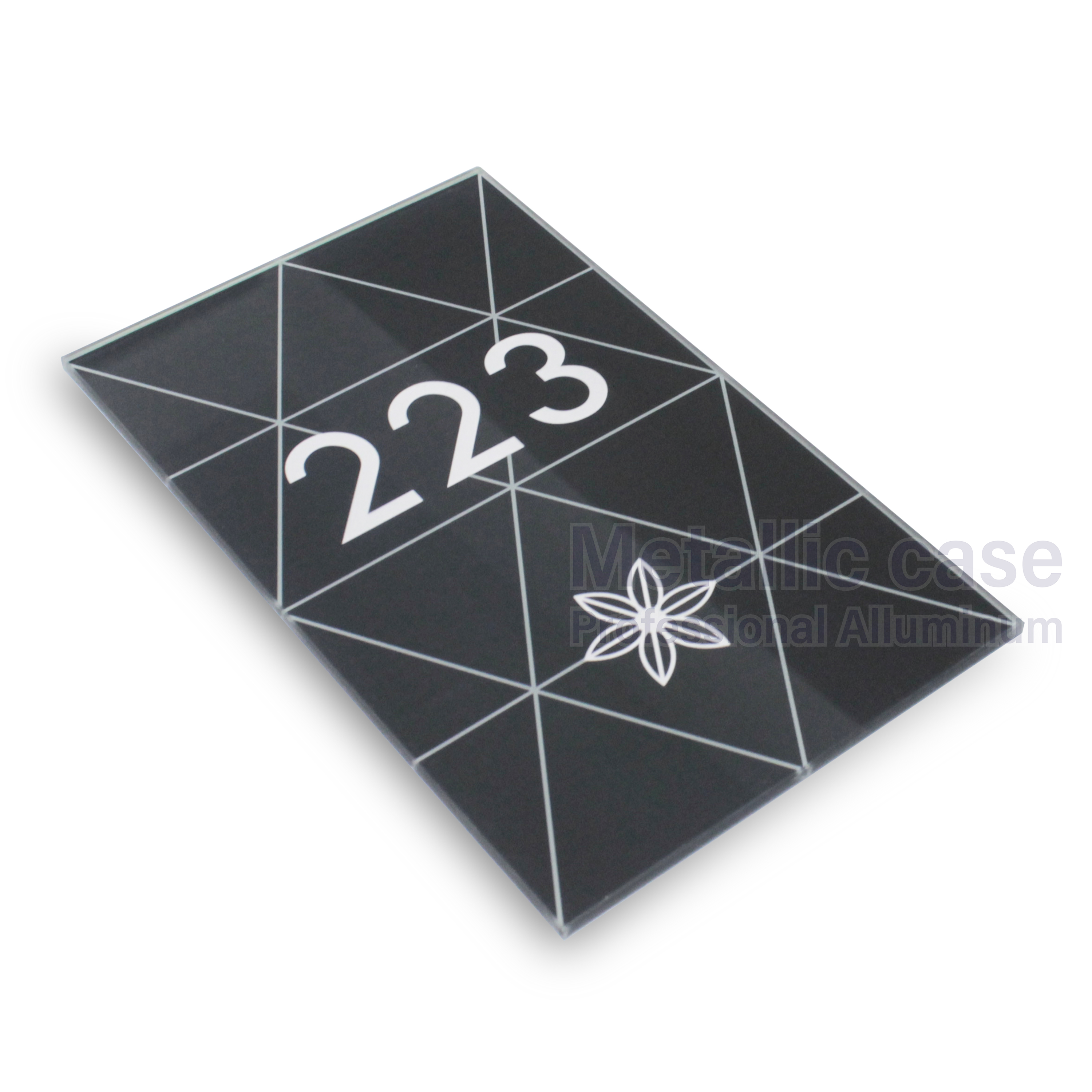 metallic case2-0560-AAA-6407/ แผ่นอะคริลิค 4 mm ป้ายหน้าห้อง 223