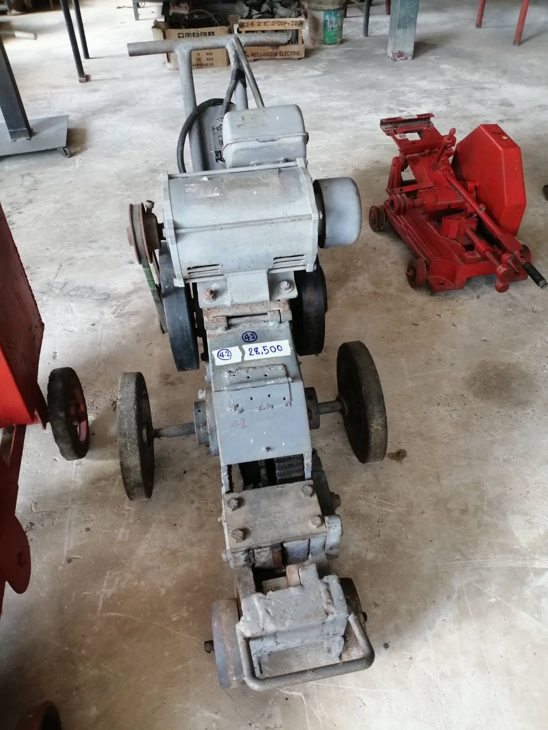 แท่นตัดเหล็กข้ออ้อย 25 มิล มอเตอร์มิตซู 2HP